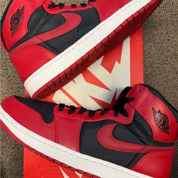 Jordan 1 Retro High Strap Gym Red - High-Top Sneakers - Picture 1 of 5